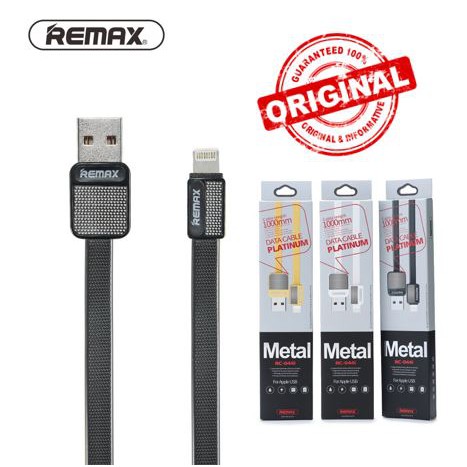 Remax Metal High Speed Micro USB Lightning Type C Data Charging Cable RC-044