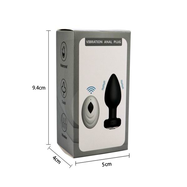 Remote Control Butt Plug (10 Vibration)