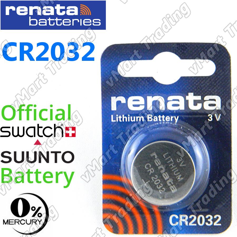 RENATA CR2032 3V Lithium Cell Battery