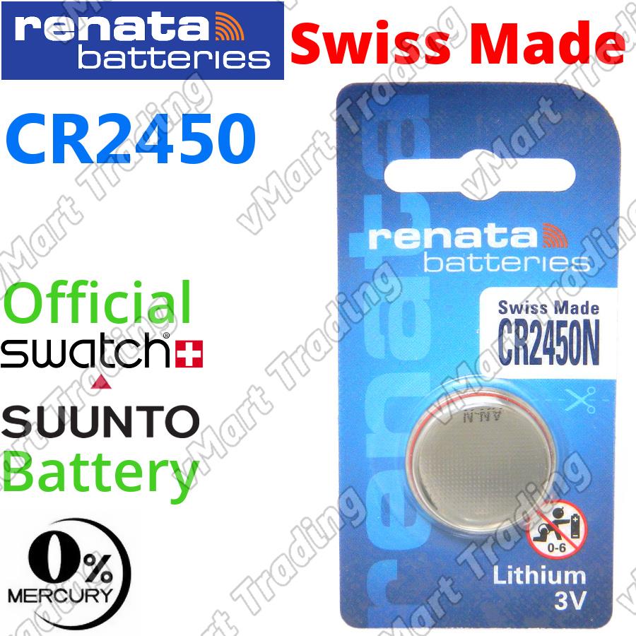 RENATA CR2450N CR2450 3V Lithium Cell Battery