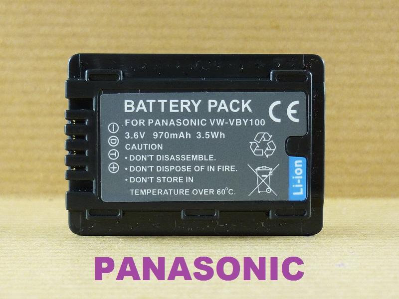 Replacement Battery for Panasonic VW-VBY100