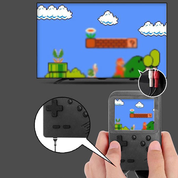 Retro Game Console Mini Palm Gameboy Mario Contra Sonic AV TV Output