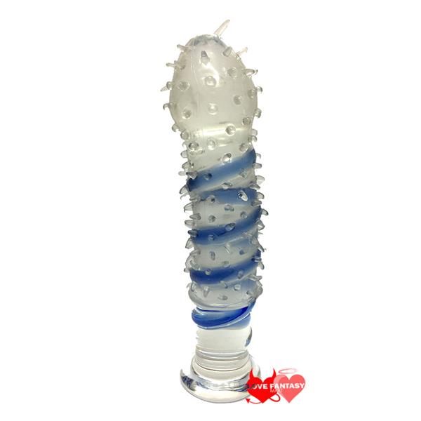 Reusable Condom / Crystal Condom Tahan Lama Spiky 12cm