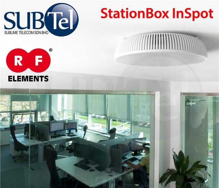 RF Elements StationBox InSpot Indoor Enclosure Mikrotik Ceiling Wall