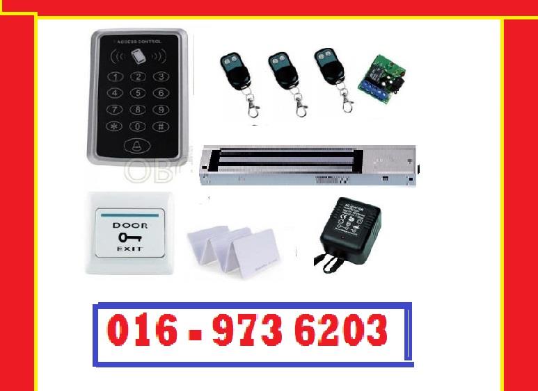 Rfid Door Access Control System With Electric 350kg Magnetic Lock Remo