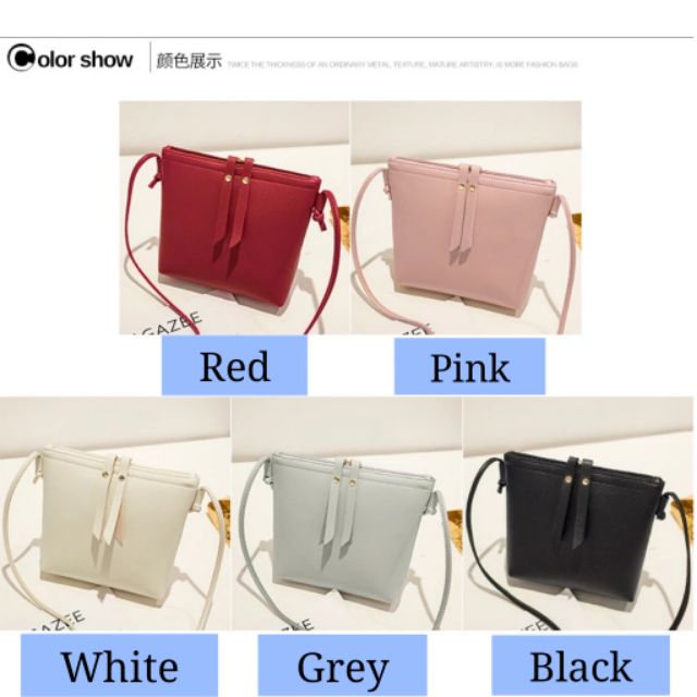 Ribbon Handbag Women Bag Shoulder Bag Backpack Wallet Purse