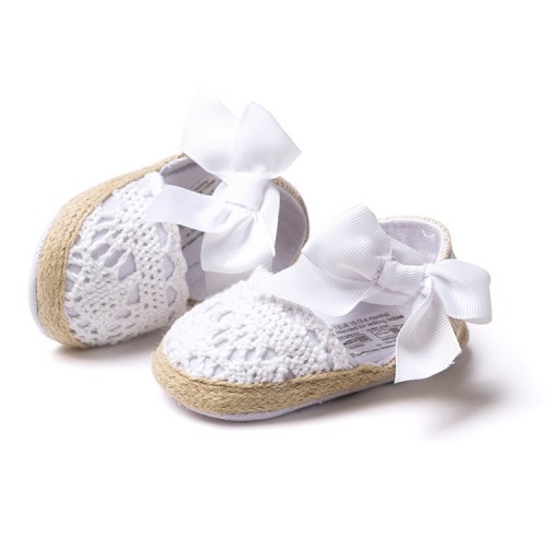 Ribbon Pre-Walker Shoe - White (end 9/7/2019 9:48 PM)