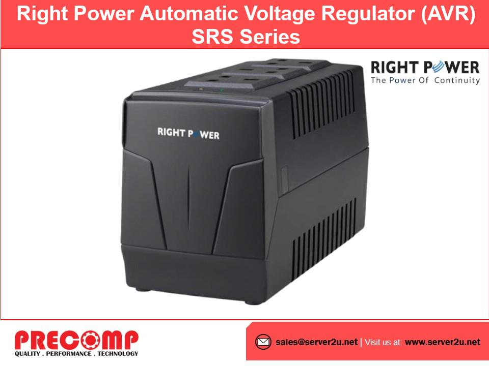 Right Power Automatic Voltage Regulator SRS Series 1000VA (SRS1000)