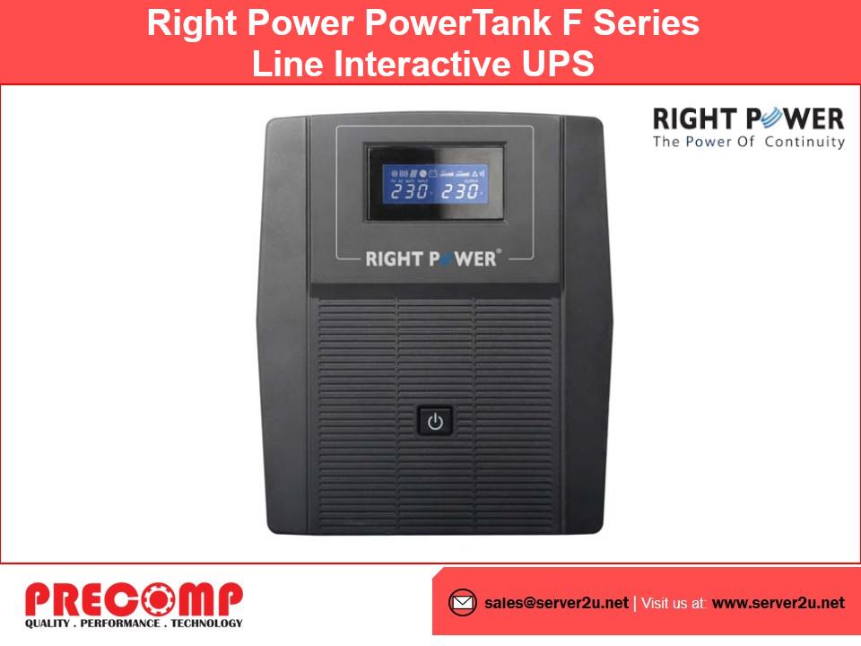 Right Power PowerTank F 800VA Economy Series UPS (PowerTank F800)