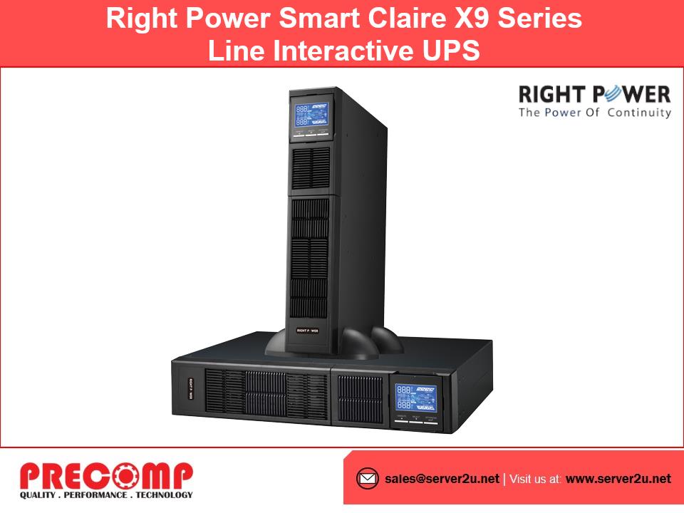 Right Power Smart UPS Smart Claire X9 Series 1100VA (SC X9 1.1K)