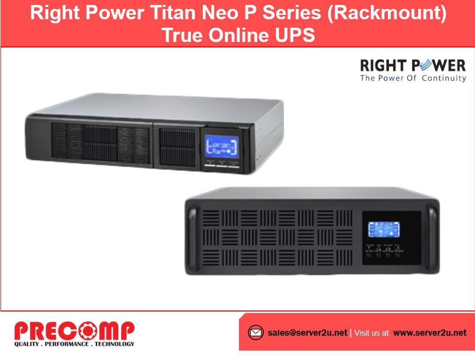 Right Power Titan Neo P2KR 19&#39; Rackmount UPS