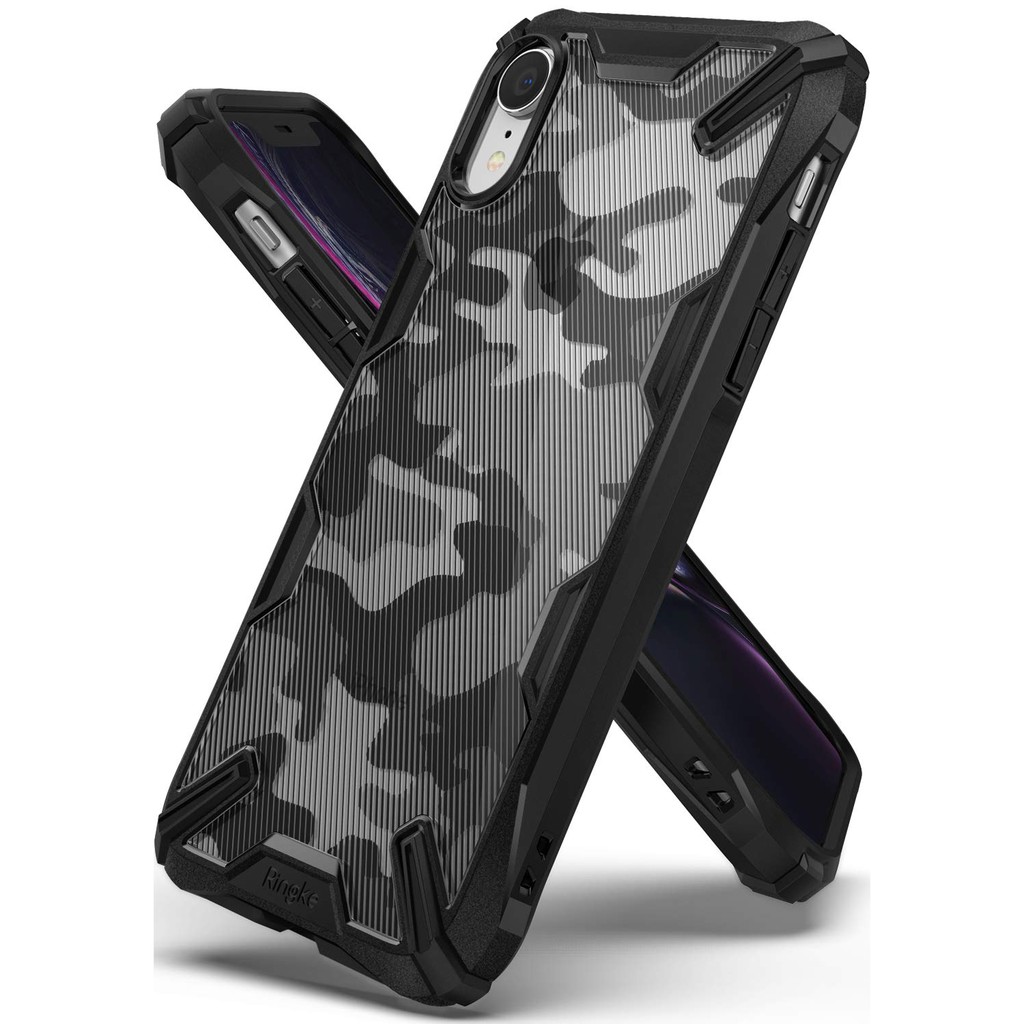 RINGKE FUSION X DESIGN iPhone XR Camo case cover casing