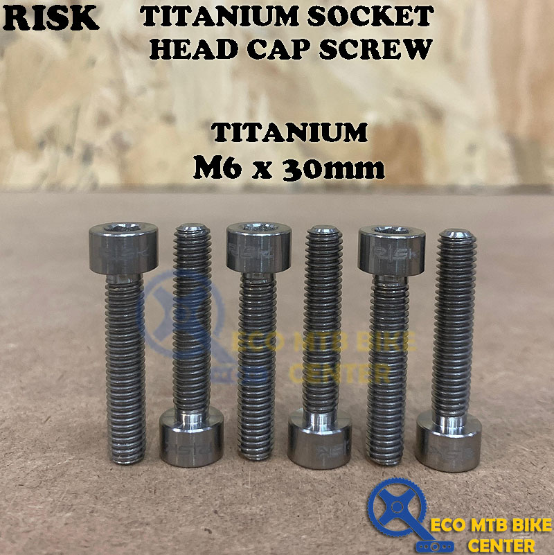 RISK Titanium Socket Head Cap Screw M6 x 30mm (1PCS)