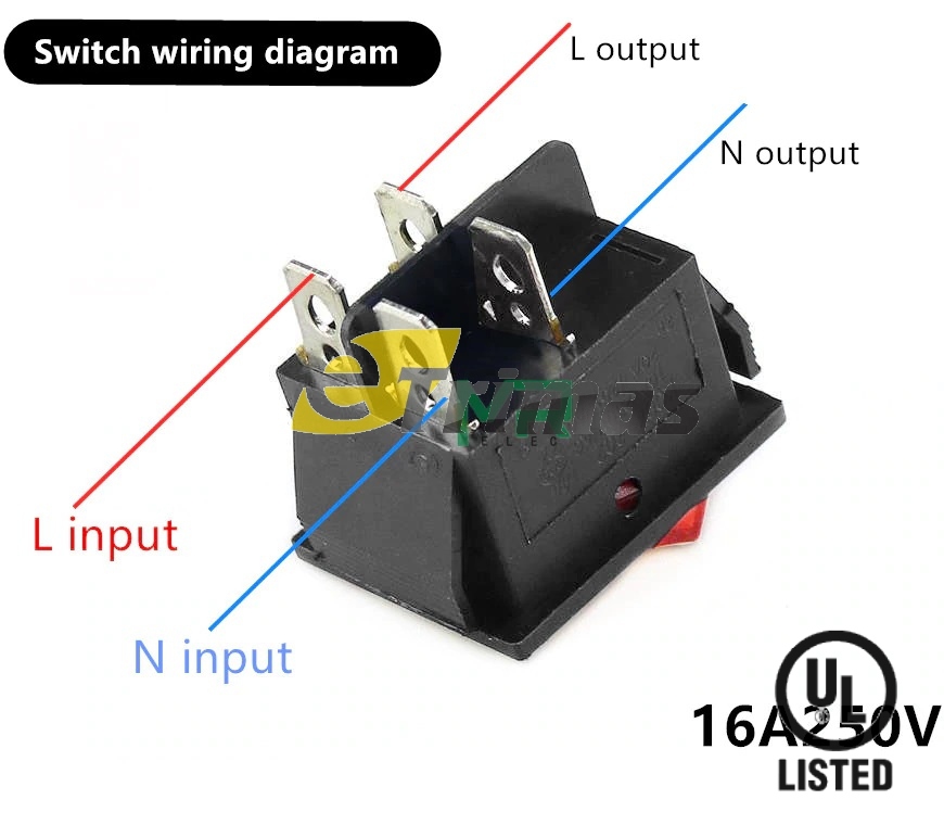 on off on rocker switch wiring diagram