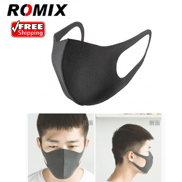 ROMIX RH08 Anti-haze Breathable Fashionable Pitta Face Mask - Black