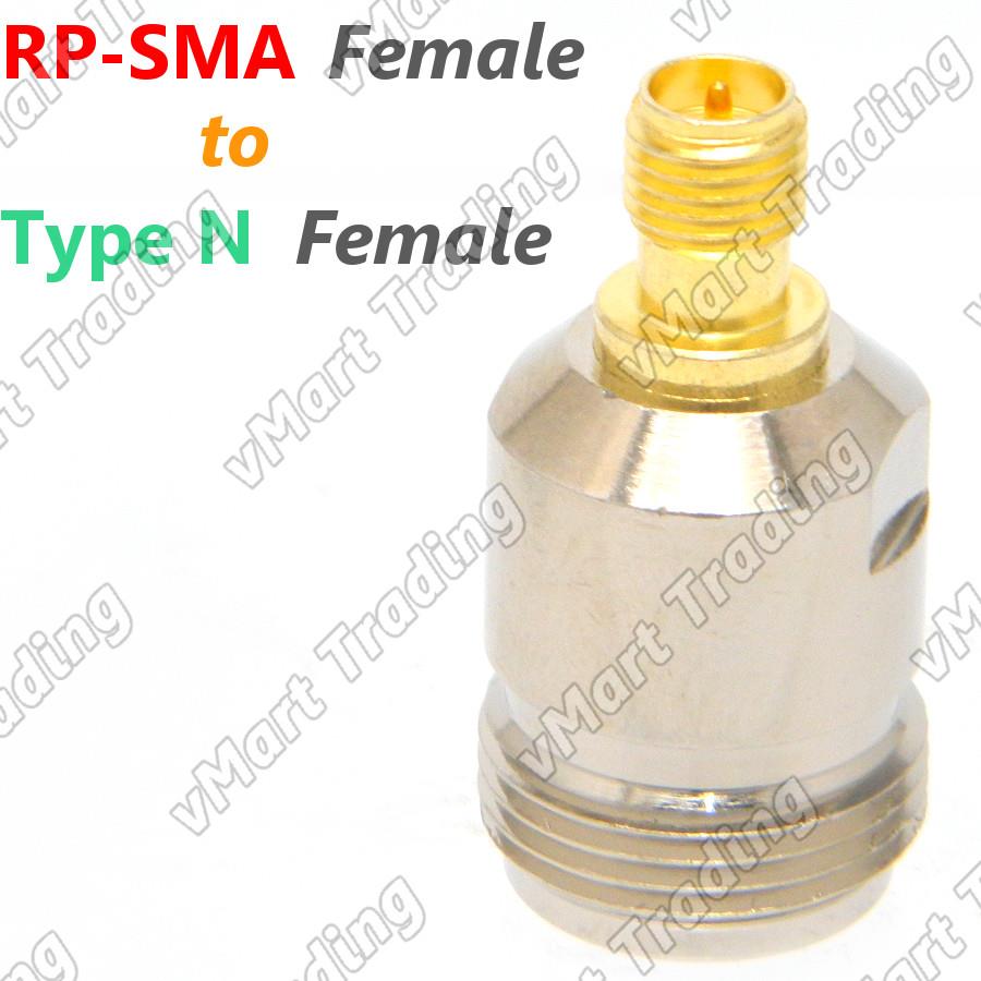 RP-SMA Female to Type N Female Connector