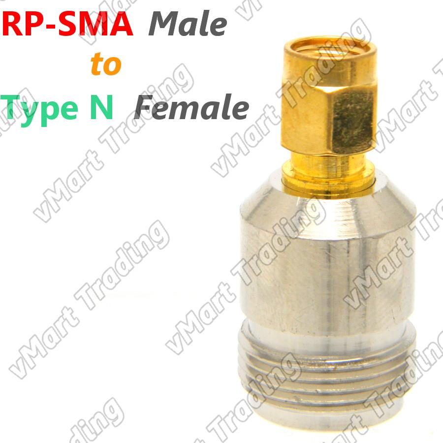 RP-SMA Male to Type N Female Connector