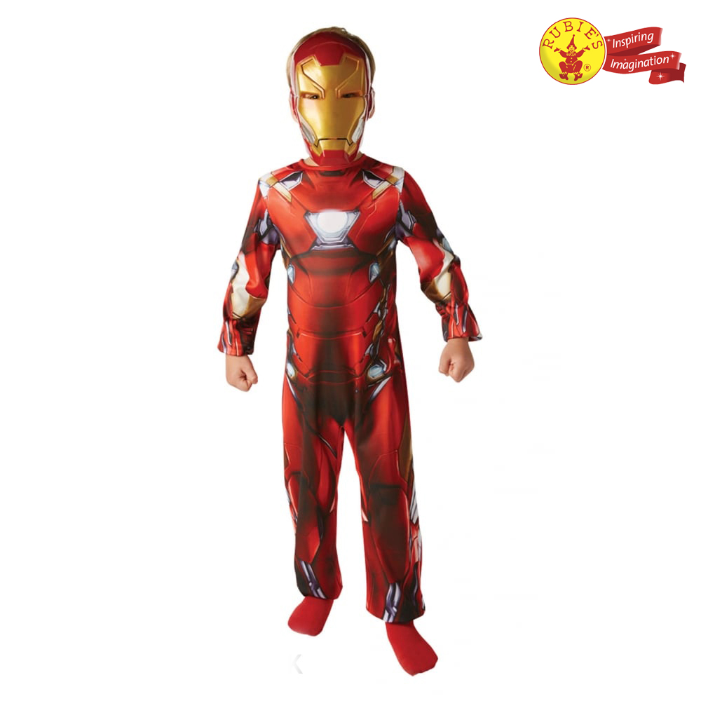 Rubies Kid Costume: Iron Man Classic Costume - S Size