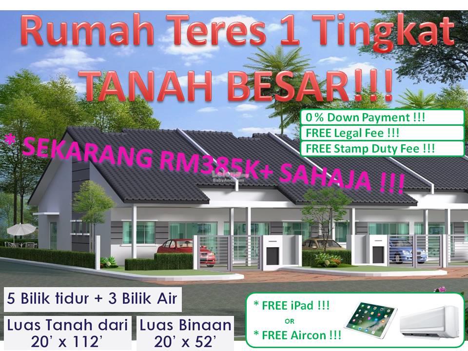 Rumah Teres 1 Tingkat Dengan Tanah End 11 10 2017 5 15 Pm Rumah Teres 1 Tingkat Dengan Tanah Yang Besar