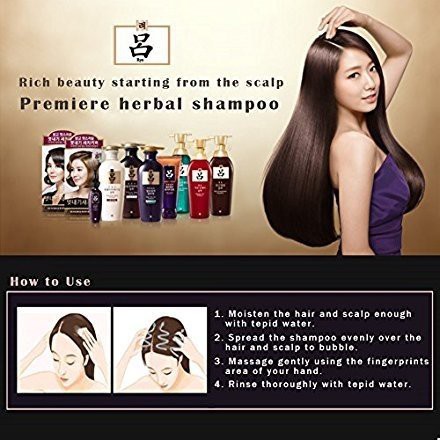 Ryo Anti-Hair Loss Shampoo 180ml X2pcs Oily Scalp With Fresh And Clean Feeling