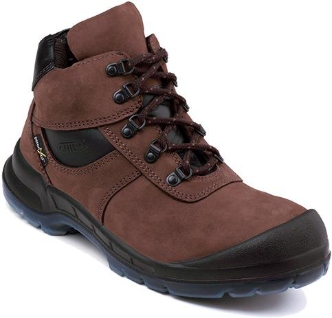 Safety Shoes Otter Men Medium Cut Lace Brown ST WR AS OWT9938KW-R Zip