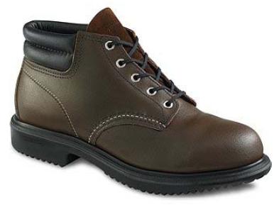 Safety Shoes Red Wing 6 Inch Mid Cut Brown EH ST 8215 