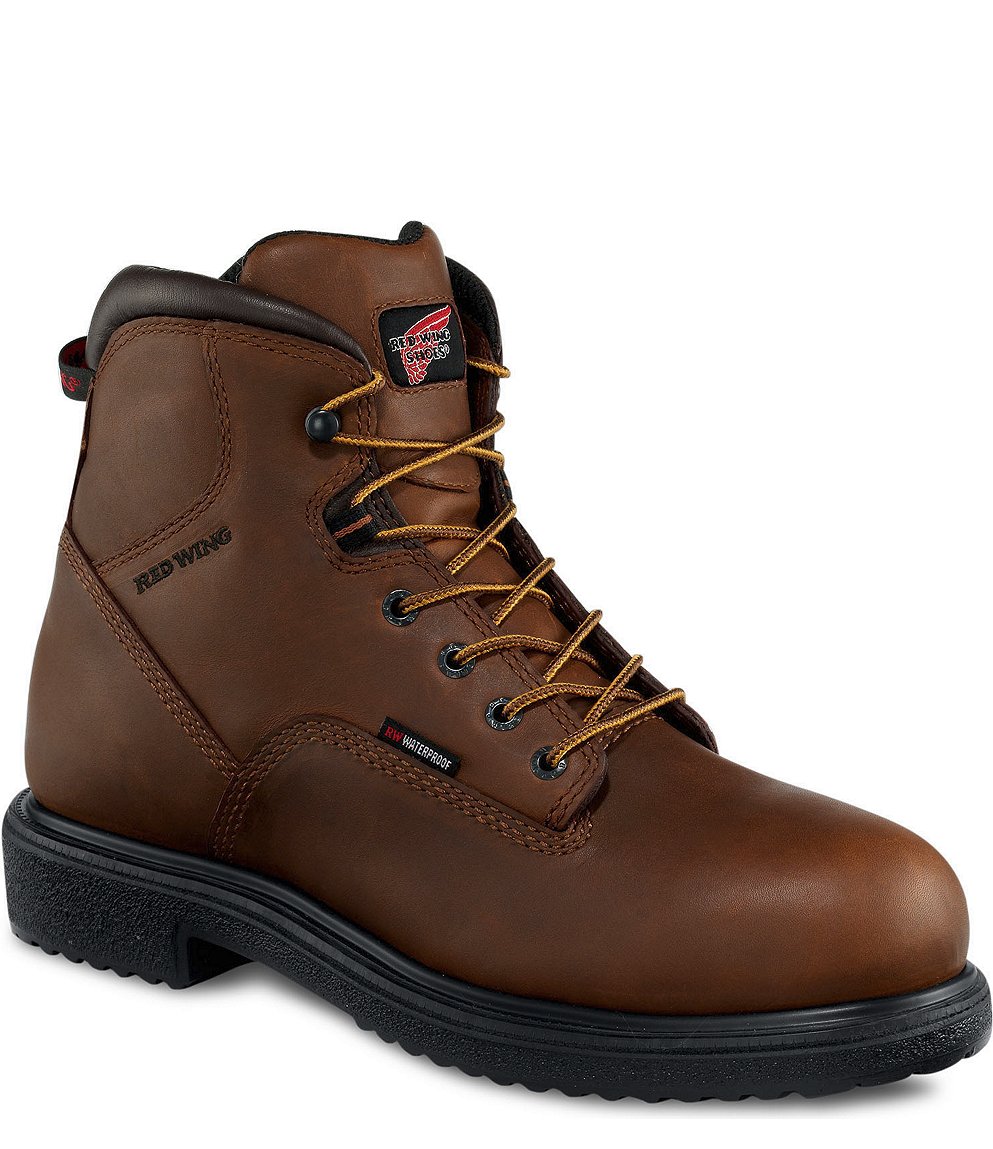 Safety Shoes Red Wing Men 6Inch Medium Cut Brown EH WP ST 4437