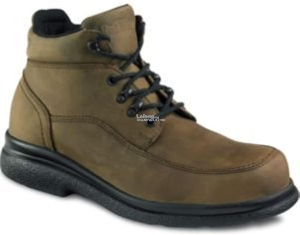 Safety Shoes Red Wing Men Medium Chukka Lace Brown SD ST 6662 ZZ