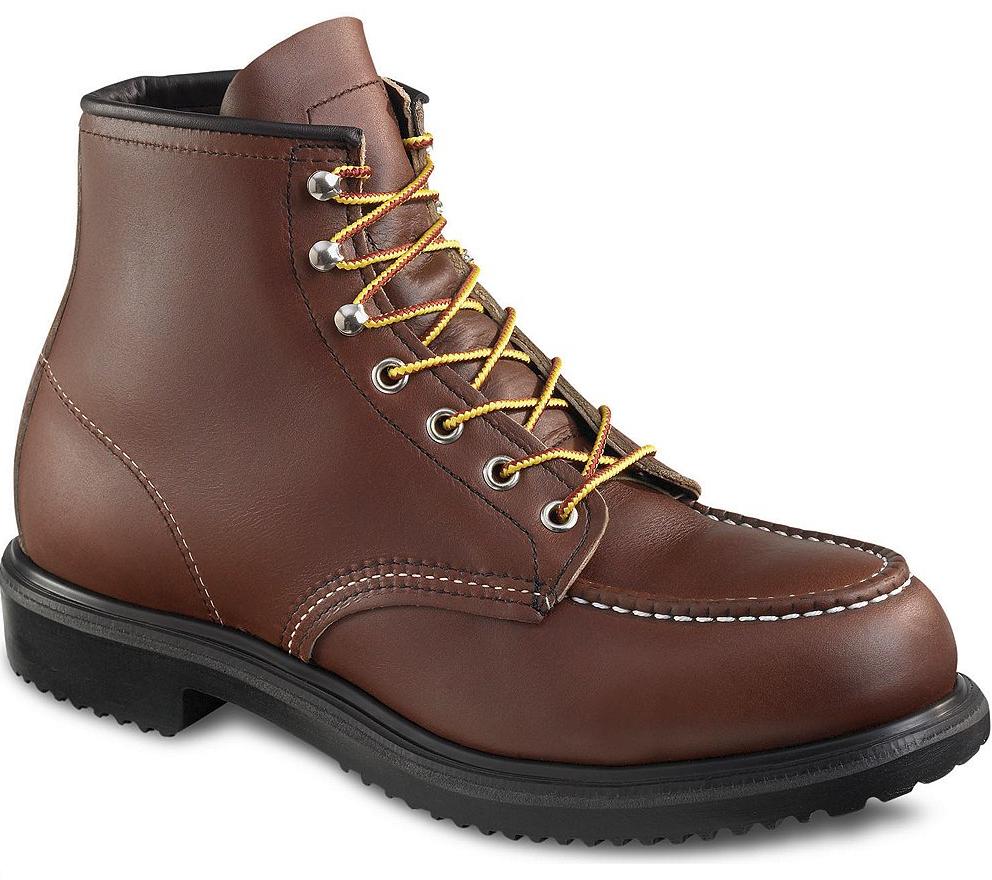 Safety Shoes Red Wing Men Medium Cut 6Inch Brown ST EH 8249