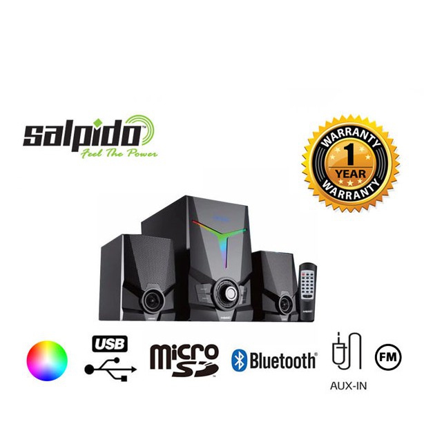 SALPIDO G4 TREND 2.1 SPEAKER WITH RGB (BLK)