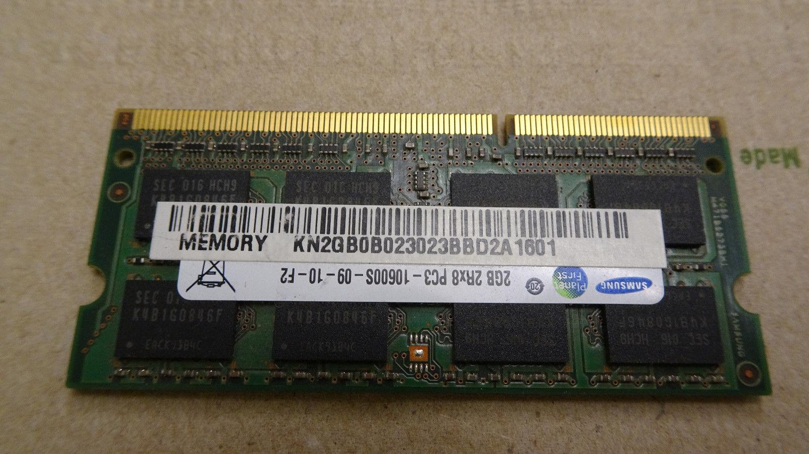 Samsung 2GB RAM PC3-10600s DDR3-1333 1333Mhz 204pin SO-DIMM Laptop