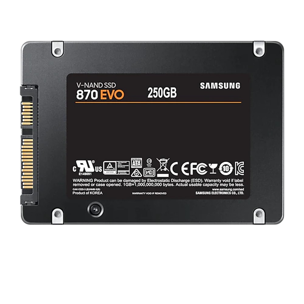 Samsung 870 EVO SATA III 2.5 250GB SSD (MZ-77E250BW)