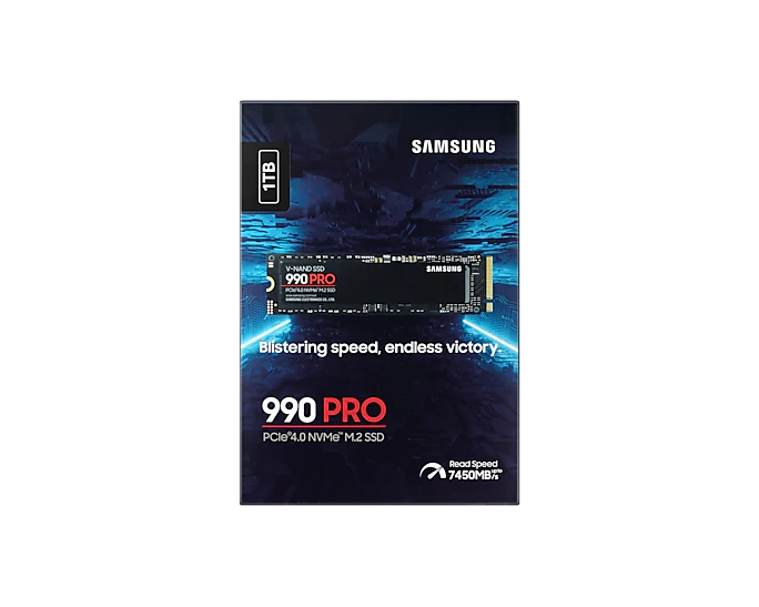 SAMSUNG 990 PRO NVMe M.2 1TB SOLID STATE DRIVE -  MZ-V9P1T0BW