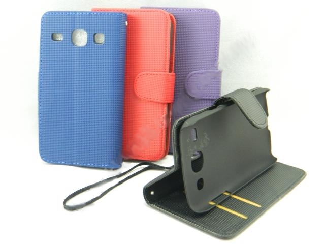 Samsung Galaxy Core I8262 Book Side Flip Leather Case Casing Pouch