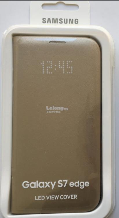 Samsung Galaxy S7 Edge LED View Cover Gold