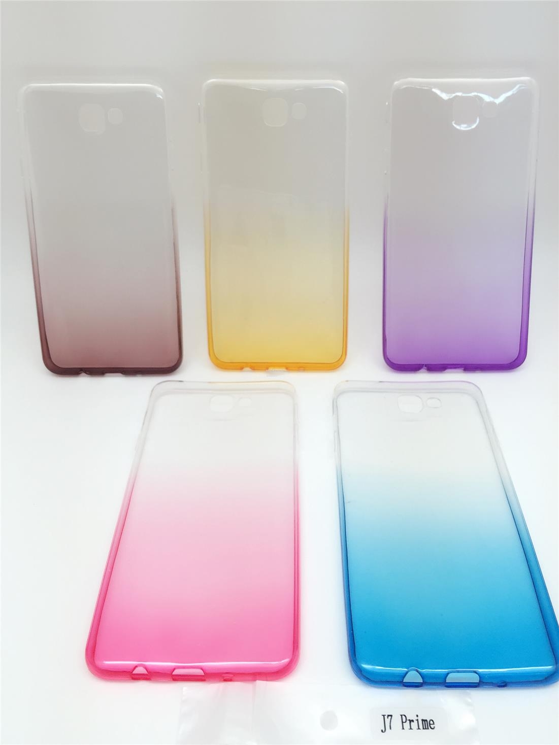 Samsung J5 J7 Prime Note 3 4 5 Rainbow Transparent Case