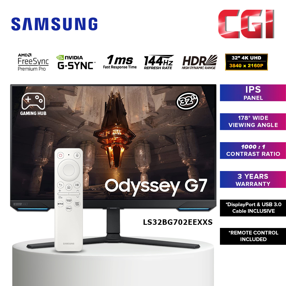 Samsung LS32BG702EEXXS  32&quot; Odyssey G70B IPS 4K UHD