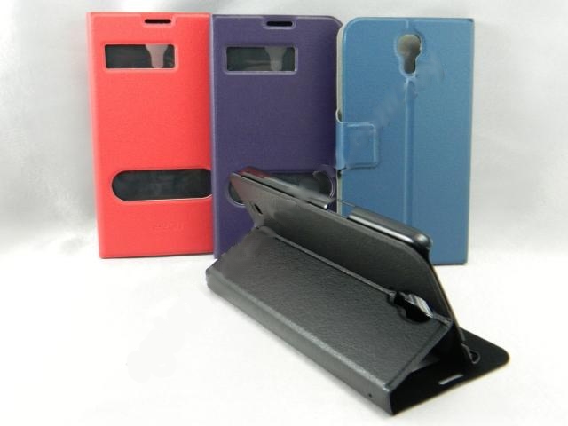Samsung Mega 6.3 i9200 Side Flip Slim Pouch Table Talk Leather Case
