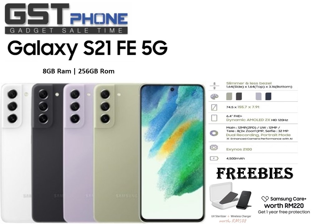 Samsung S21 FE 5G (8GB+128GB)/(8GB+256GB) (Original Malaysia Set)