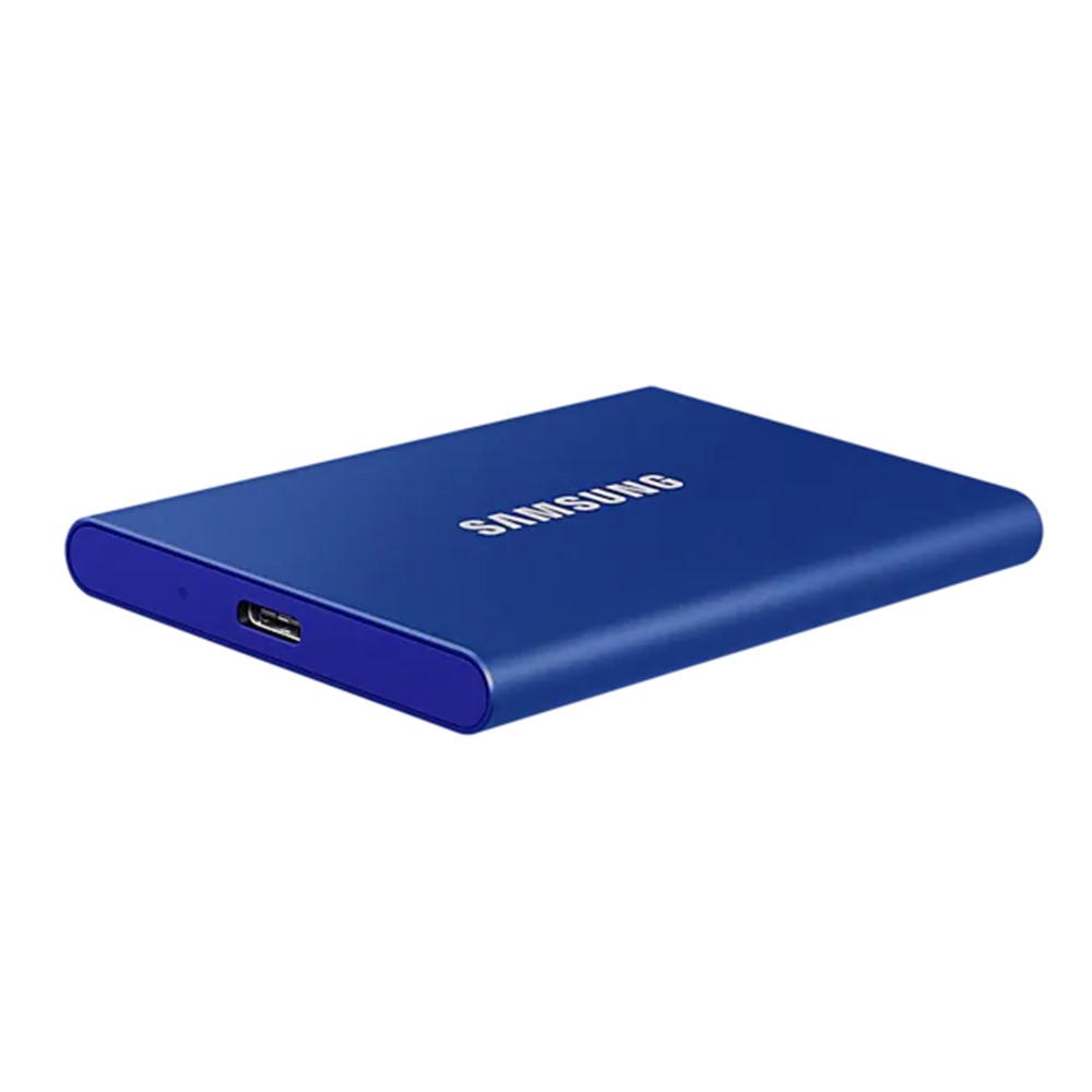 Samsung T7 1TB 1,050MB/s Type-C Portable SSD (Blue) - MU-PC1T0H/WW