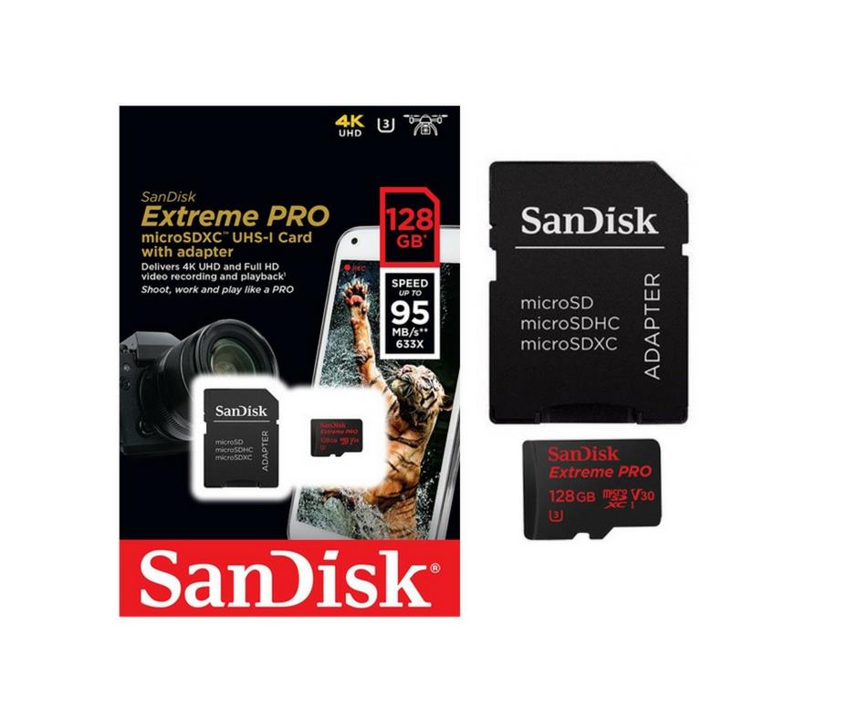 Extreme 128gb 90mbs Microsd Uhs I Memory Card Intl ...