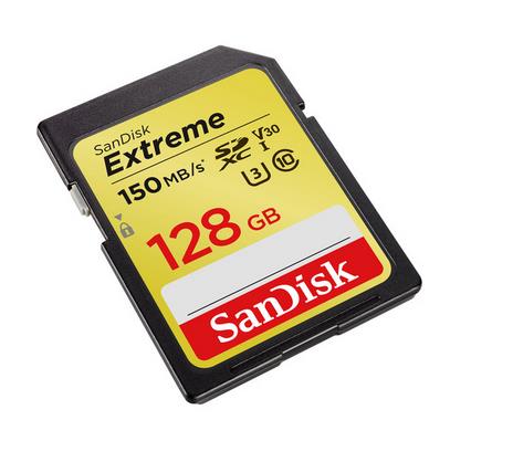 SANDISK HC10 EXTREME 128GB 150MB/70MB (SDSDXV5-128G-GNCIN)