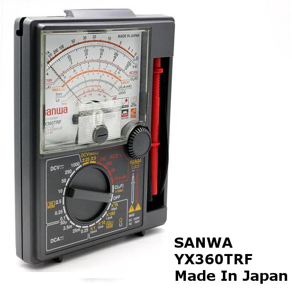 SANWA Multi Tester ANALOG Meter ORIGINAL JAPAN MULTI METER test probe
