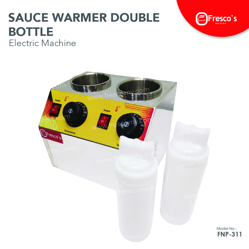 Sauce Warmer Double Bottle