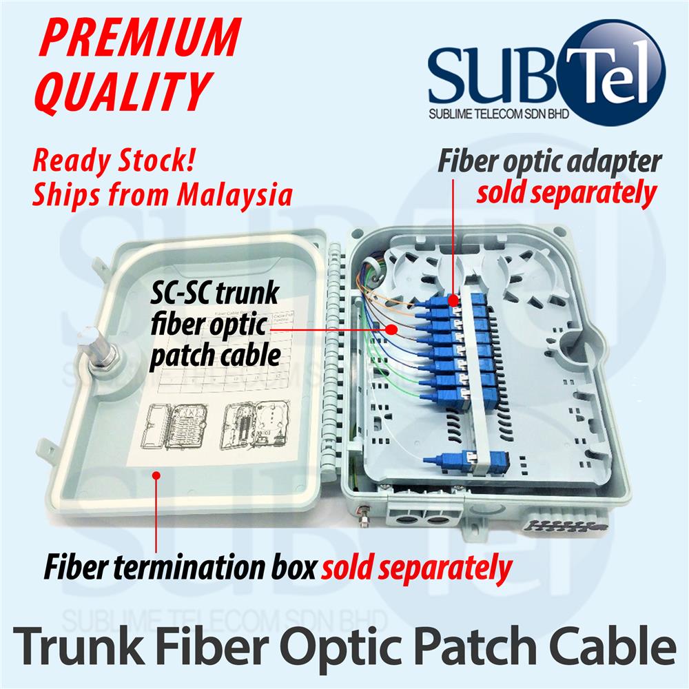 SC-SC Trunk Fiber Optic Patch SMF breakout cable GPON 5m 10m