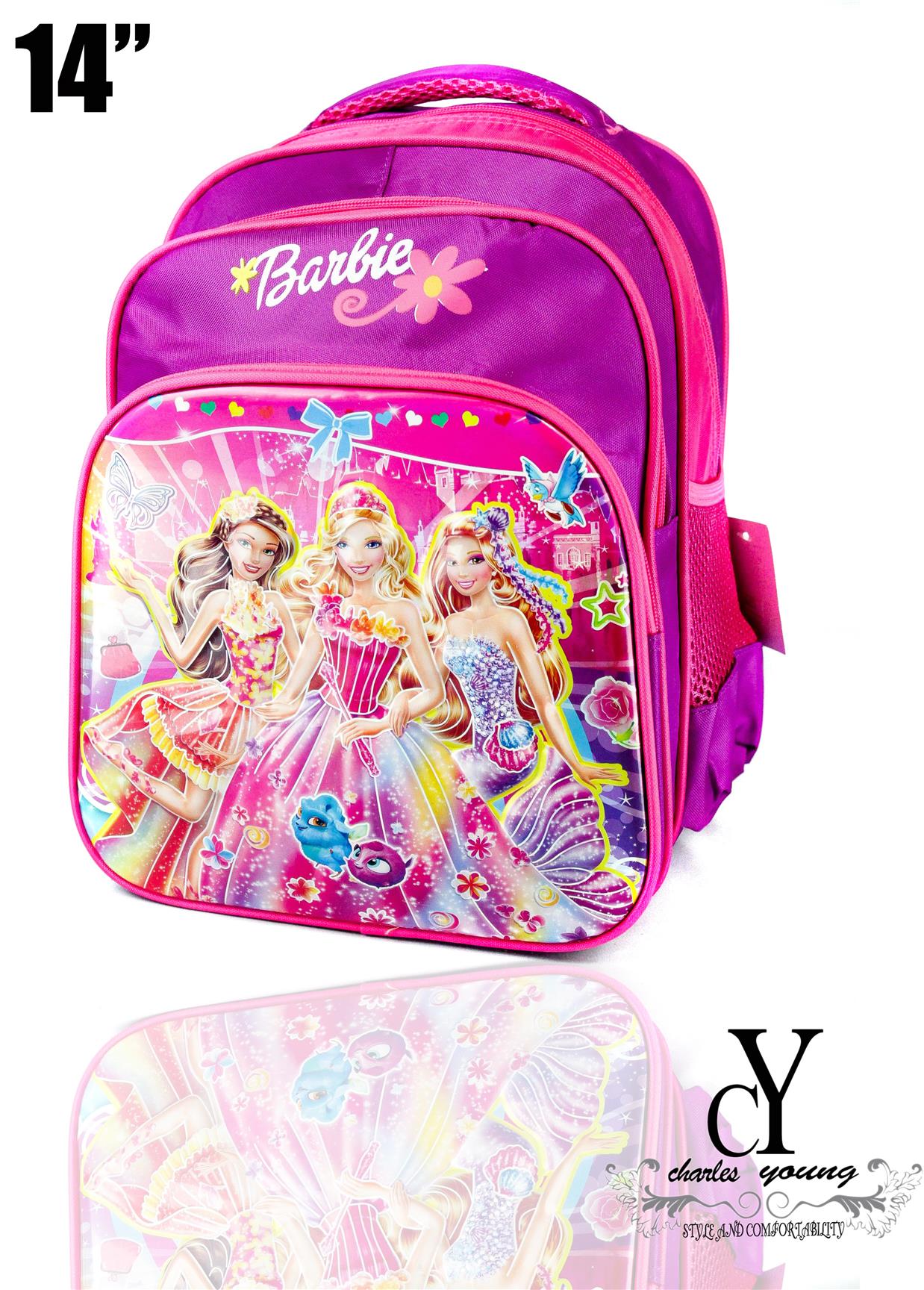 barbie doll school bag