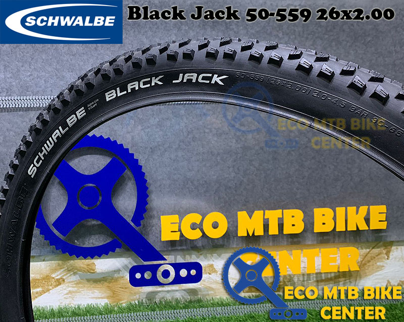 SCHWALBE Tires Black Jack 50-559 26x2.00 K-Guard