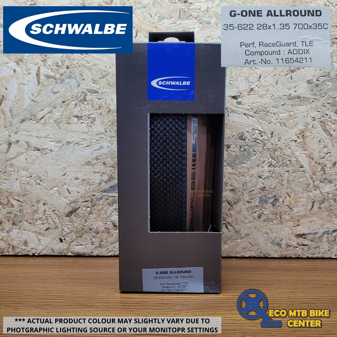 SCHWALBE Tires G-ONE ALLROUND 28X1.35 700X35C 35-622PERF,RACEGUARD,TLE