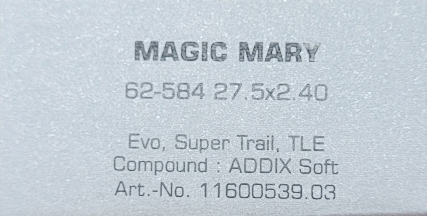 SCHWALBE Tires MAGIC MARY 27.5X2.40 62-584 EVO, SUPER TRAIL, TLE
