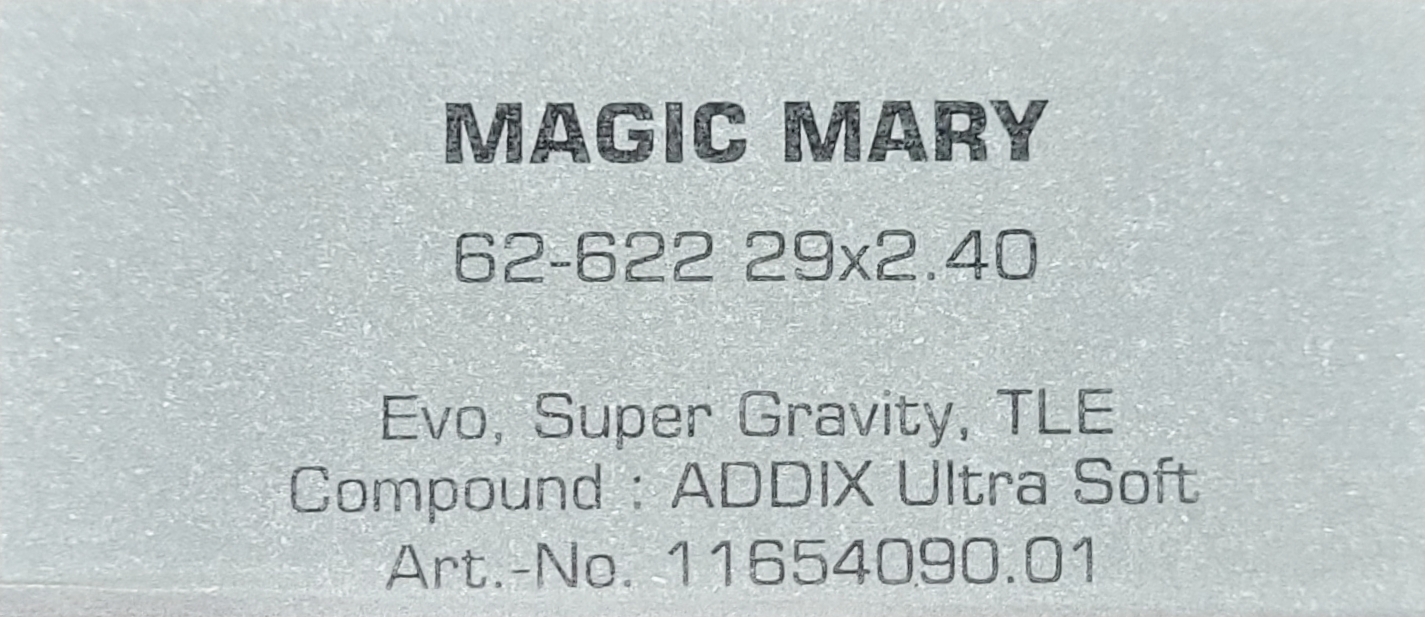 SCHWALBE Tires MAGIC MARY 29X2.40 62-622 EVO, SUPER GRAVITY, TLE